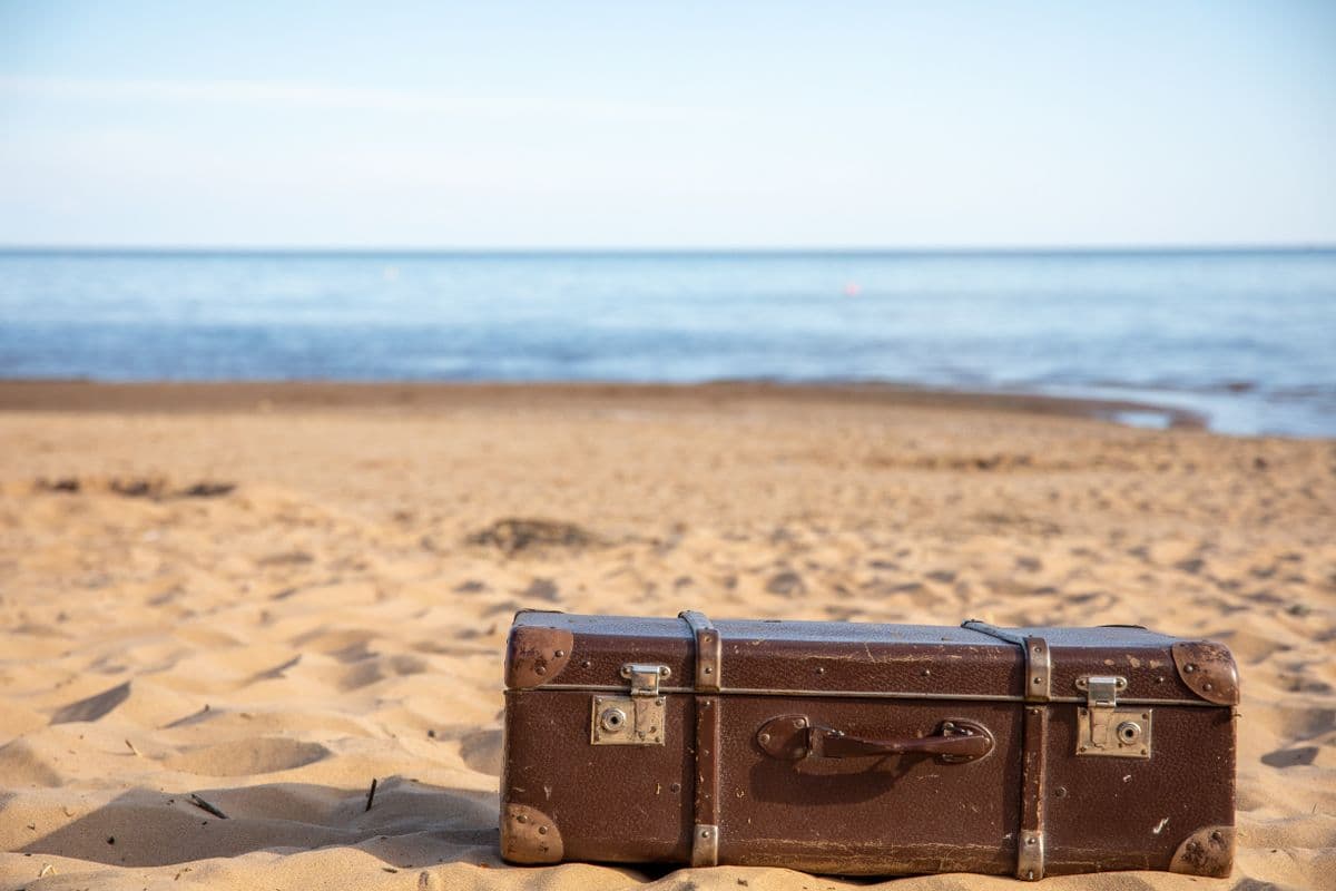 Travel and vacation scene